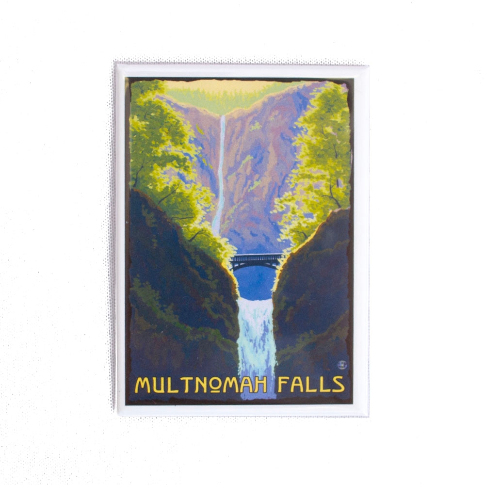 PNW/Oregon Spirit, Magnets, Gifts, Lantern Press, Multnomah Falls, 846913